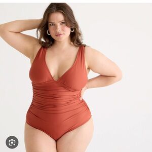 J.Crew ruched swimsuit one piece
